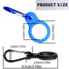 4PCS Silicone Water Bottle Buckle Holders with Carabiner Belt Clip and D-Ring Hook, Suitable for Hiking, Camping, Traveling, and Mountain Climbing view 2