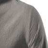 AIFARLD Men's Long Sleeve Shirts Retro Style Lace up for Medieval,Viking,Hippie Matching Cosplay Pirate Renaissance Costume Light Coffee view 2