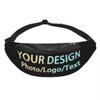 Custom Fanny Pack with Adjustable Belt, Personalized Add Your Photo Text Logo, Travel Hiking Sports Running for Waist Bag view 1