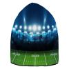 Augenstern Knit Winter Beanie Hat American-Football-Arena-Field Warm Reversible Beanie Cap Black view 1