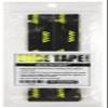 PICKLETECH Pickleball Paddle Protection Tape - Pickleball Paddle Edge Guard Tape - Racket Edge Protection Tape -Fit Perfectly Curved Edge -AMA Patterns Black Yellow view 1