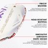 PICKLETECH Pickleball Paddle Protection Tape - Pickleball Paddle Edge Guard Tape - Racket Edge Protection Tape -Fit Perfectly Curved Edge -AMA Patterns Black Pink view 4