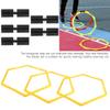Gavigain 6Pcs Hexagons Agile Rings,Speed Agility Training Polygon Physical Training Hexagonal Step Suit Football Equipment view 2