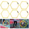 Gavigain 6Pcs Hexagons Agile Rings,Speed Agility Training Polygon Physical Training Hexagonal Step Suit Football Equipment view 3