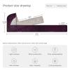 Hooded Scarf with Pockets Purple-tai-chi Warm Long Hooded Scarf with Mittens view 3