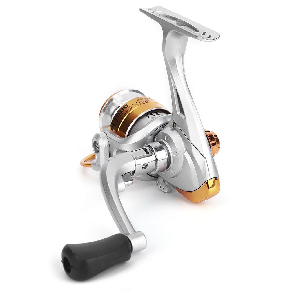 Gavigain Fishing Reels,12BB Drag Power Metallic Casting Reel Stainless Metal Body Casting Fishing Wheel Spool Series Freshwater Saltwater Waterproof for Tackle Accessories (BL3000)