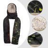 Hooded Scarf with Pockets Hairdresser-Haircut-Tool Warm Long Hooded Scarf with Mittens Black view 4
