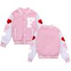 Icibgds Kids Varsity Jacket Boys Letter Print Baseball Jacket Sports Outerwear Coat for Girls School Uniform view 1
