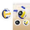 ABAJI Volleyball Yellow Blue Official Size Thicker PU Waterproof Anti-Explosion Design Boys Girls Training Practice Indoor Outdoor Beach Pool Play view 2