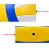 ABAJI Volleyball Yellow Blue Official Size Thicker PU Waterproof Anti-Explosion Design Boys Girls Training Practice Indoor Outdoor Beach Pool Play view 3