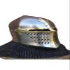 REAL NAUTICAL STORE Helmet Medieval Bacinet Robert Helmet Medieval Roa Helmet Medieval Visor Helmet With Chain view 1