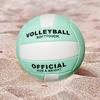 ABAJI Volleyball Light Green Official Size Thicker PU Waterproof Anti-Explosion Design Youth Boys Girls Training Practice Indoor Outdoor Beach Pool Play view 2
