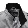 Men's Flight Bomber Jacket Full Zip Windproof Work Jackets Softshell Outdoor Windbreaker Coats (4X-Large,Grey) view 2