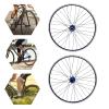 27.5 Inch Bicycle Mountain Bike Wheel Set, Aluminum Alloy Rim Dual Six Hole Disc Brakes MTB Wheelset, Quick Release Front Rear Wheels Bike Wheels view 2