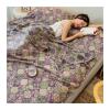 RUZGAR Sleeping Bag Liner Travel Sheets Adult Sleep Sack 100% Cotton Double Gauze Single Double Sleeping Bag for Backpacking Hotel and Hostels (Color : I, Size : 210x210cm-82x82) view 1