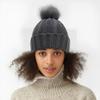 NLIADVY Elastic Ribbed Knit Hat for Hair Protection,Winter Beanie Hat for Women, Silky Stretch Knitted Loose Warm Beanie (Light Gray,One Size) view 2