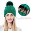 NLIADVY Elastic Ribbed Knit Hat for Hair Protection,Winter Beanie Hat for Women, Silky Stretch Knitted Loose Warm Beanie (Light Gray,One Size) view 3
