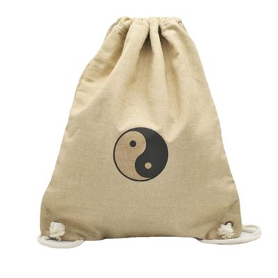 Chinese Style Drawstring Mouth Backpack Tai Chi Bag Men's and Women's Backpacks