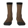 ZISHAK Wood Grain Men'S Sport Socks,Medium Length For Running Comfortable & Breathable Athletic Socks view 1