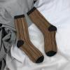 ZISHAK Wood Grain Men'S Sport Socks,Medium Length For Running Comfortable & Breathable Athletic Socks view 2