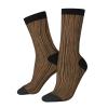 ZISHAK Wood Grain Men'S Sport Socks,Medium Length For Running Comfortable & Breathable Athletic Socks view 3