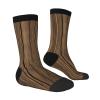 ZISHAK Wood Grain Men'S Sport Socks,Medium Length For Running Comfortable & Breathable Athletic Socks view 4