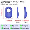 2 Pack Baseball Thumb Guard for Pro Batters, Hitter Training Aid, Thumb Guard Baseball & Softball Baseball Batting Grip Baseball Accessories Baseball Training Equipment Reduce Bat Sting-Blue Color view 2
