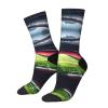 ZISHAK Stadium Football Satdium Field Light Night Men'S Sport Socks,Medium Length For Running Comfortable & Breathable Athletic Socks view 2