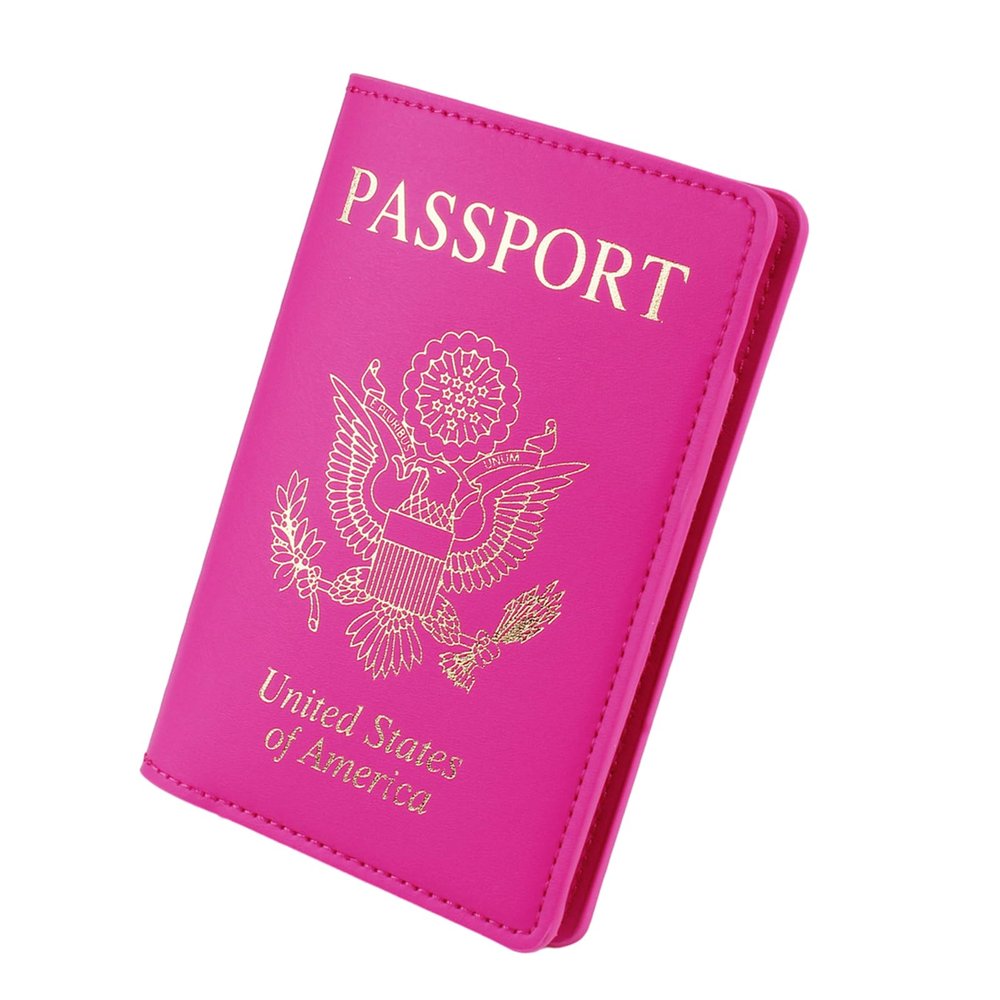 Muloo Passport Holder ID Credit Card Ticket Holder Document Organizer for Men Women Unisex Travel Passport Cover Case Portable