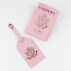 Muloo Passport Holder ID Credit Card Ticket Holder Document Organizer for Men Women Unisex Travel Passport Cover Case Portable view 2