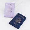 Muloo Passport Holder ID Credit Card Ticket Holder Document Organizer for Men Women Unisex Travel Passport Cover Case Portable view 3