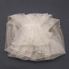 Muloo Detachable Arm Sleeves with Pearl Bride Wedding Arm Cover Decorate Ruffle Sleeve for Bridal Accessories view 4