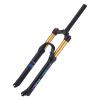 BOLANY 26/27.5/29 MTB Bike Air Suspension Fork Shock Absorber Rebound Adjustment 1 1/8 Straight Tube QR 9mm Travel 100mm Manual/Remote Locking Fit Mountain/Road Bike view 4