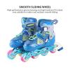 Children's Inline Skates for Kids and Youth, Adjustable Kids Roller Skates with Full Light Up Wheels for Girls Boys, Indoor&Outdoor Ice Skating Equipment, Blue view 3