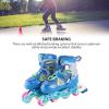 Children's Inline Skates for Kids and Youth, Adjustable Kids Roller Skates with Full Light Up Wheels for Girls Boys, Indoor&Outdoor Ice Skating Equipment, Blue view 4