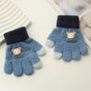 1 to 5Years Children Soft Gloves Kid's Winter Gloves Children Stretchy Warm Gloves Boys Or Girls Knit Gloves (A, One Size) view 3