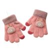 1 to 5Years Children Soft Gloves Kid's Winter Gloves Children Stretchy Warm Gloves Boys Or Girls Knit Gloves (A, One Size) view 4