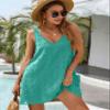 Blooming Jelly Womens Swiss Polka Dot Swimsuit Cover Up Dress Bikini Coverup Summer Casual Sundresses (Large, Green 2) view 4