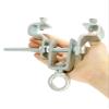 QWORK Steel I Beam Hanger, Steel Beam Clamp, Punch Bag Accessories for Beams, Adjustable from 2.5" to 7.5", 2 Pack view 4