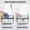BAGAIL Clear Bag Stadium Approved Crossbody Shoulder Messenger Clear Purse with Adjustable Strap(Rectangle Grey) view 4