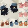 1 to 5Years Children Soft Gloves Kid's Winter Gloves Children Stretchy Warm Gloves Boys Or Girls Knit Gloves (D, One Size) view 2