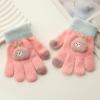 1 to 5Years Children Soft Gloves Kid's Winter Gloves Children Stretchy Warm Gloves Boys Or Girls Knit Gloves (D, One Size) view 3
