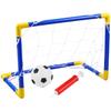 SAFIGLE Soccer Goals for BackyardPortable Mini Soccer Ball Goals with Ball and Pump - Training Equipment for Kids 3-14 Practice,Outdoor Sports Game 44.7 X 31.8 X 25.2 Cm view 1