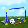 SAFIGLE Soccer Goals for BackyardPortable Mini Soccer Ball Goals with Ball and Pump - Training Equipment for Kids 3-14 Practice,Outdoor Sports Game 44.7 X 31.8 X 25.2 Cm view 2