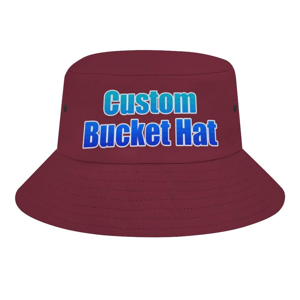 Custom Bucket Hat for Men Add Your Text/Photo/Logo Personalized Fisherman's Hats Garnett