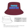 Custom Bucket Hat for Men Add Your Text/Photo/Logo Personalized Fisherman's Hats Garnett view 2