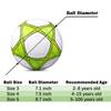 AYANICA Soccer Ball Size 3,4,5 Soft PU for Practice Training Gift Boys Girls Come with Pump and Needle view 2