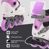 Professional Inline Skates for Women Men, COSMOID Roller Skate Blades Adult Male Female, Size 5-13Professional Fitness Roller Skates Blades for Unisex (White, USM10-10.5/USL10.5-11) view 4