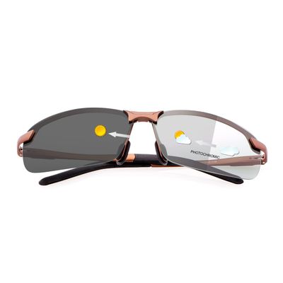 PEEPAI Polarized Photochromic Sunglasses for Men - UV Protection and Lightweight Sun Glasses for Driving Fishing Hiking Running Adventures