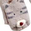 Toddler Breathable Mitten for 3 to 8Y Outdoor Toddler Children Warm Winter Baby Boys Half Finger Little Tiger Gloves (Brown, One Size) view 2